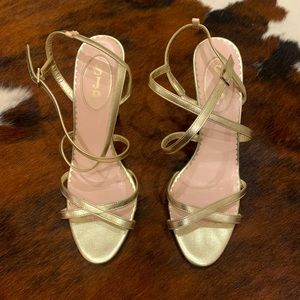 SJP by Sarah Jessica Parker Gold Heels